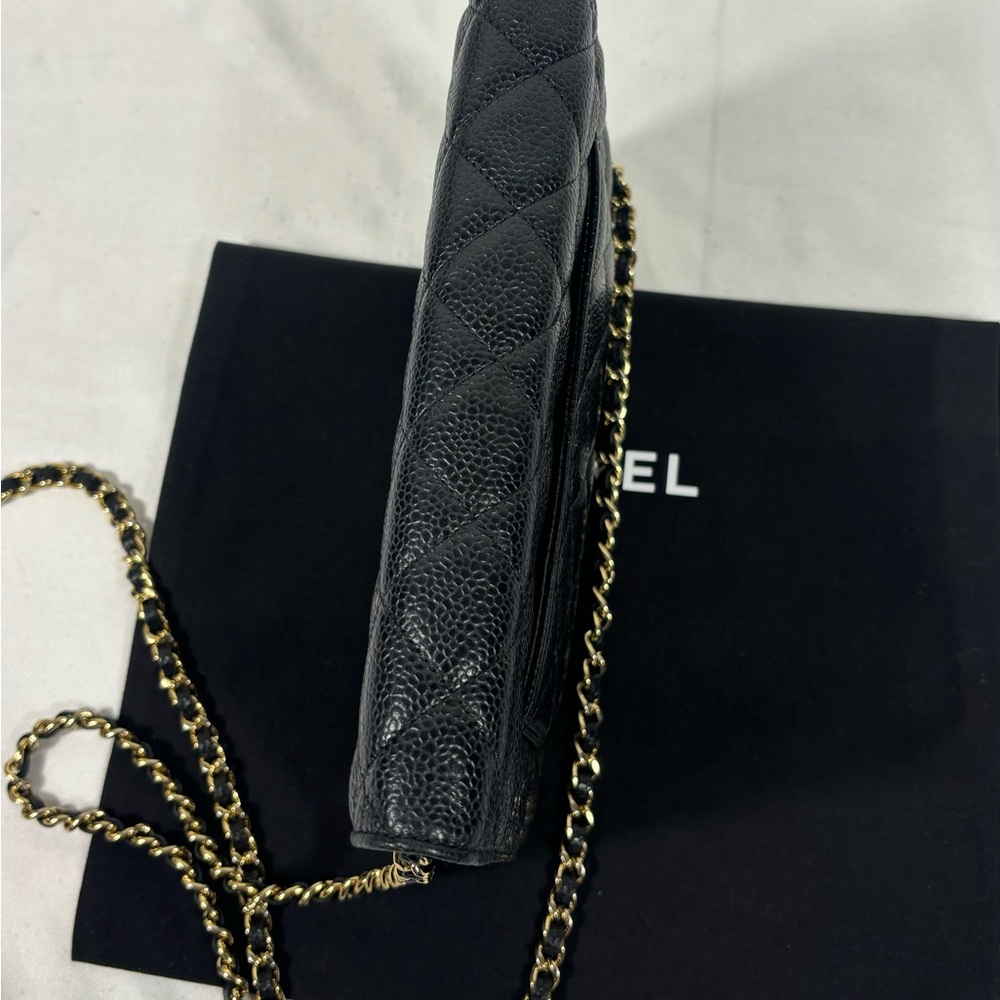 Gorgeous Chanel Woc black caviar gold hardware Sold - Picture 4 of 16